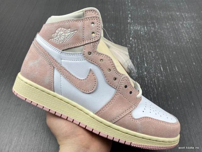OG Retro Air Washed FD2596-600 (Women's) Jordan 1 High Pink 0703